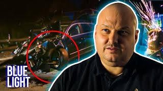 Driver Gets Thrown Out of Windshield | Traffic Cops | Blue Light