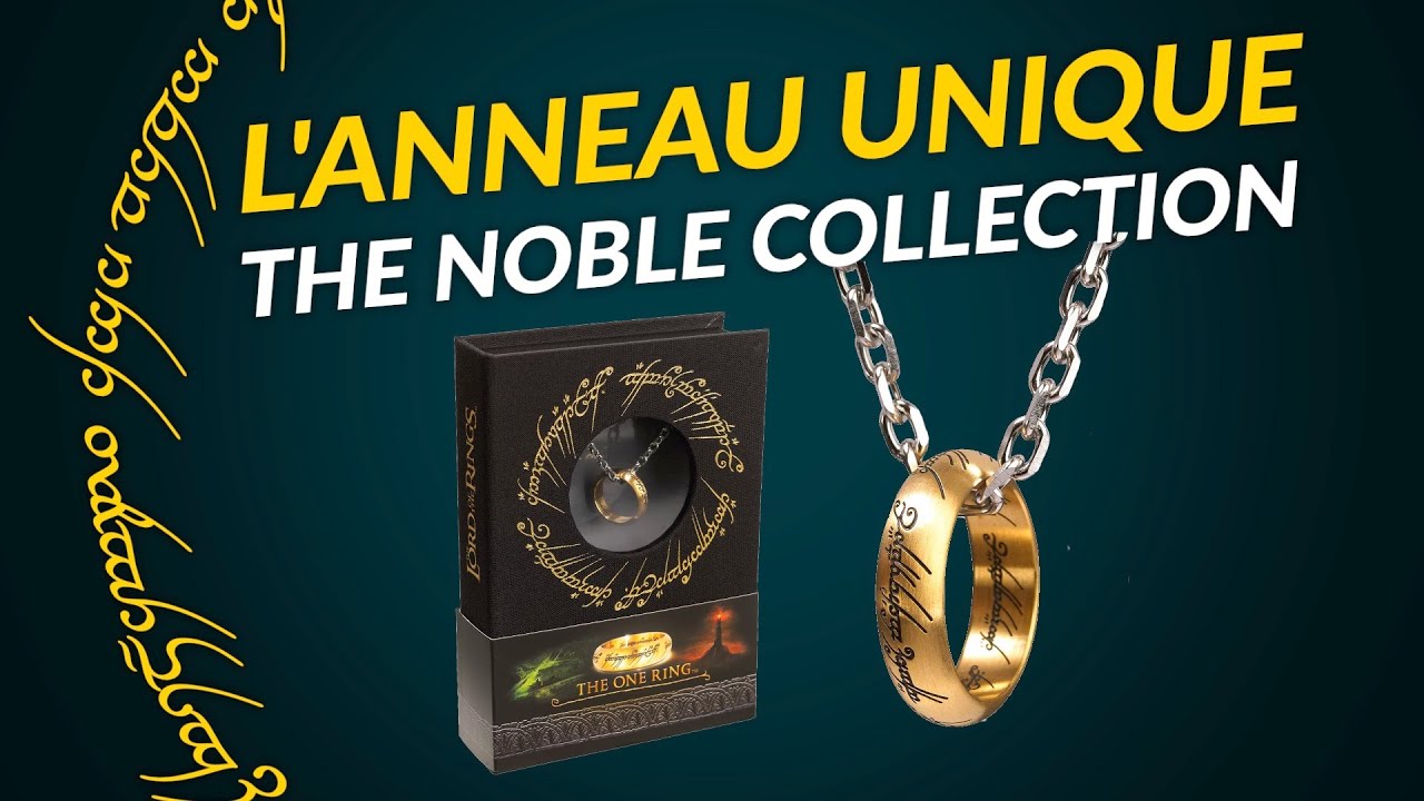 Bague Le Seigneur des Anneaux L'Anneau Unique Plaqué Or