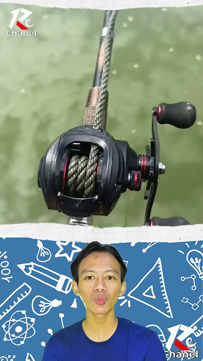 karena senar pancing sering putus akhirnya di ganti dengan tali tambang #youtubeshorts #short