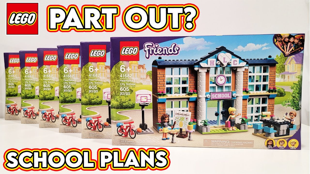 6 x LEGO SCHOOL PART OUT!? Heartlake City School Review & Plans - YouTube