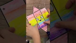 3D Triangular Prism with paper and string 📐 #3d #shape #papercraft #triangular #prisma3d #maths