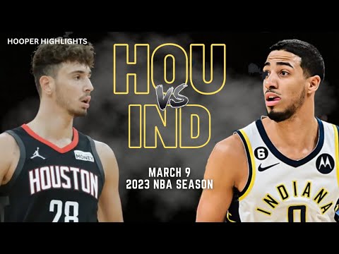 Indiana Pacers vs Houston Rockets Full Game Highlights | Mar 9 | 2023 NBA Season