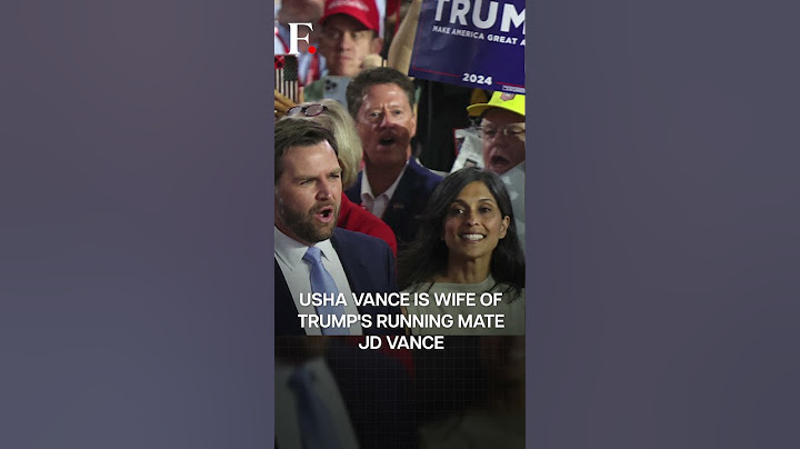 Meet Usha Vance: Indian-American Wife Of Trump's Running Mate JD Vance | Subscribe to Firstpost