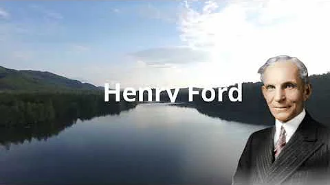 What does Henry Ford mean when everything seems to be going against you?