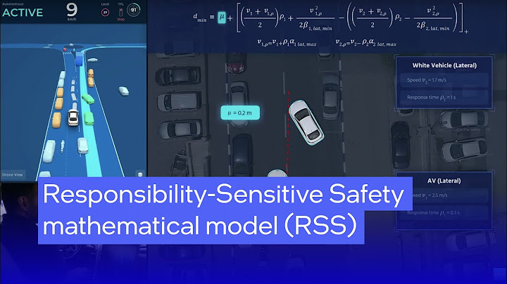 Mobileye's Responsibility-Sensitive Safety Mathematical Model Explained - 天天要聞