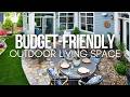 BUDGET FRIENDLY OUTDOOR LIVING SPACE DESIGN IDEAS | BEST LOW-COST OUTDOOR SPACE FOR COZY LIVING AREA