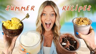 Ninja Creami PROTEIN ICE CREAM Summer Recipes ☀️