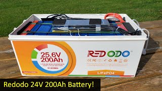 Redodo 24V 200Ah LiFePO4 Battery Teardown, Over 5100Wh of Power!