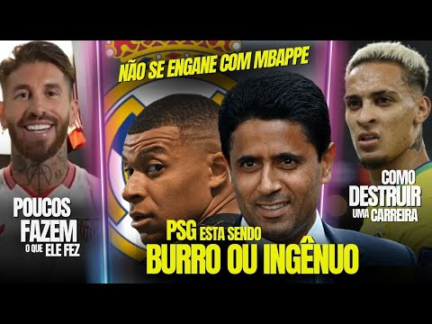 PSG fez a PIOR ESCOLHA: perder Mbappe DE GRAÇA |Antony ENSINANDO como JOGAR a CARREIRA NO LIXO |Mais