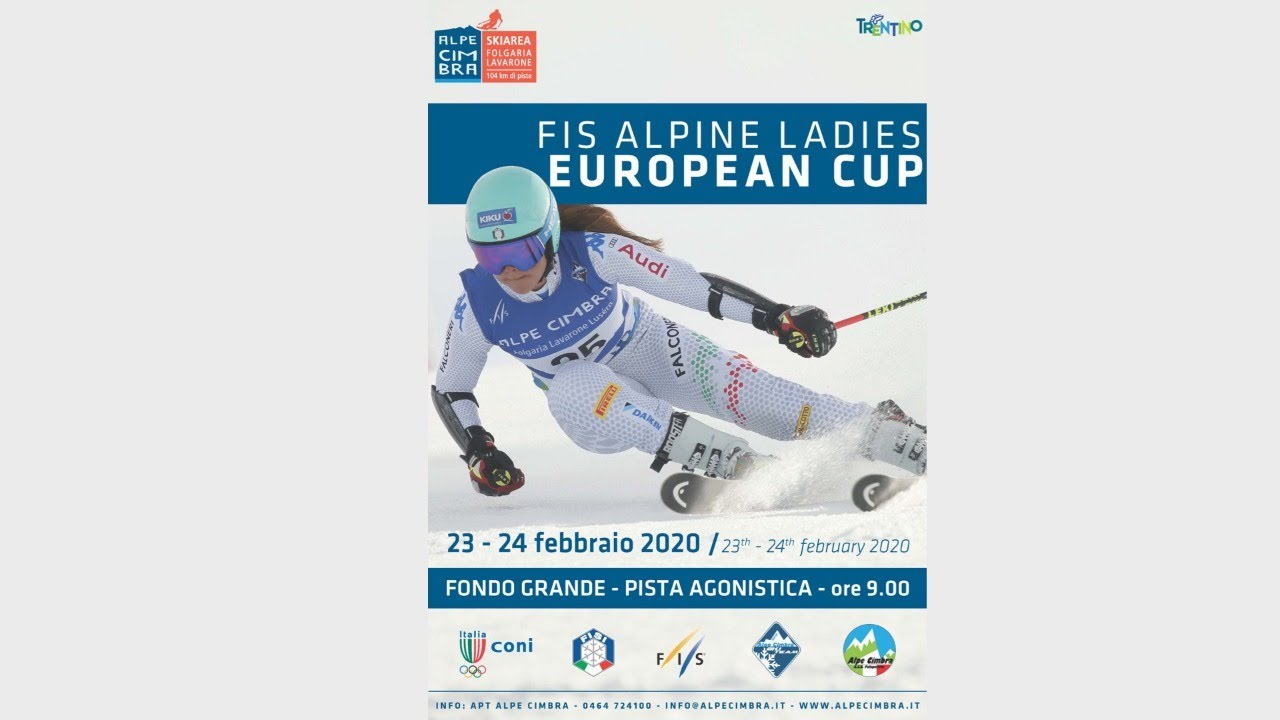 Alpe Cimbra European Cup Ladies Giant Slalom 2° Run
