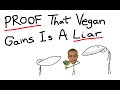 Proof that vegan gains is a liar