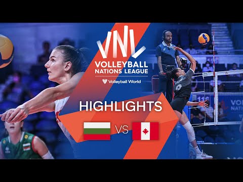 🇧🇬 BUL vs. 🇨🇦 CAN - Highlights Week 2 | Women's VNL 2022