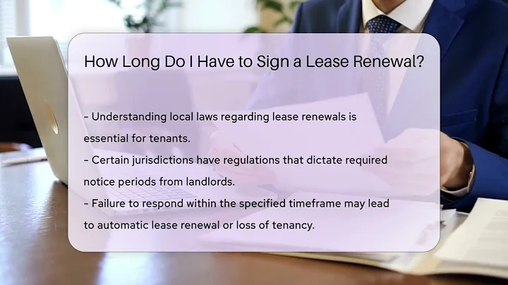 How Long Do I Have to Sign a Lease Renewal? - CountyOffice.org