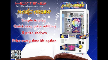 Magic Arrow Prize Arcade Game Machine / hot sale coin operated prize Redemption Game Machine