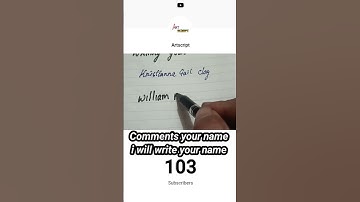 SHARE YOUR LOVELY NAMES 🌹📝🥰#calligraphy #drawingyourname  #writingmyviewersnames