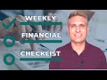 Financial Checklist: How to Create a Weekly Money Routine (10 Minutes or Less!)