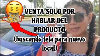 VENTA Y EN BUSCA DE TELA PARA NUEVO LOCAL #terramar