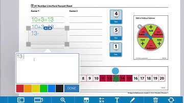 Workplace: Number Line Race