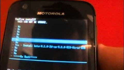 Installing Android 4.0.3 Ice Cream Sandwich on the Motorola Atrix