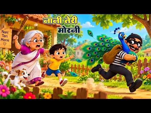 नानी तेरी मोरनी | Nani Teri Morni | Hindi Nursery Rhyme, #naniterimorni #cartoon |Lallu Pallu Rhyme