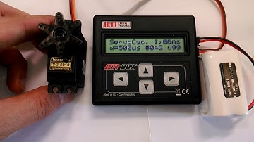 Tower pro SG-5010 + JetiBox test 2