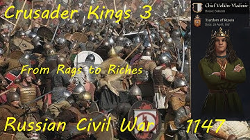Crusader Kings III Ironman: Rus Custom Ruler 867 Start.  Currently 1147