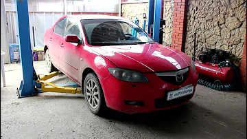 Замена масла и фильтра в автомате АКПП на Mazda 3  1,6  Мазда 3  2008 года