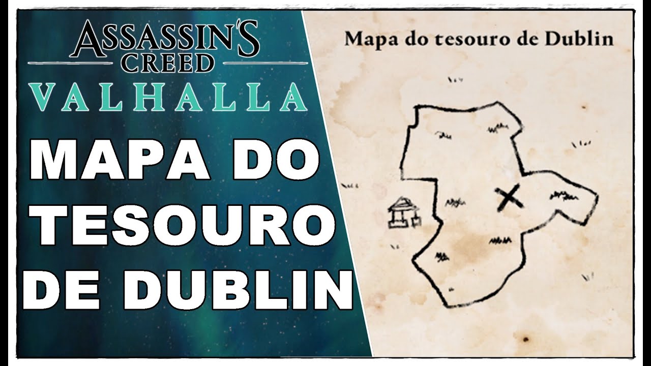 MAPA DO TESOURO DE DUBLIN - ASSASSIN'S CREED VALHALLA 