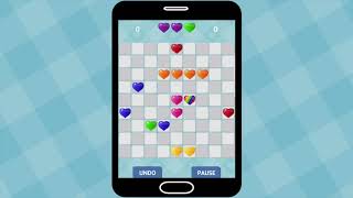 Color Lines Classic Match-5 Puzzle Game: Hearts Theme screenshot 3