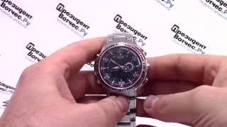 Casio EDIFICE EFA-121D-1A [EFA-121D-1AVEF] - видео обзор от PresidentWatches.Ru