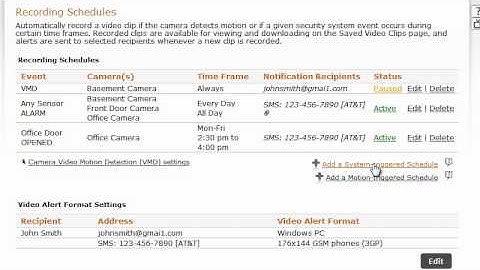 How to Set Recording Schedules with Johns Brothers Security