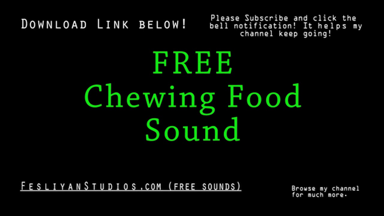 Free Chewing Food Sound Effects Mp3 Download Fstudios - roblox kid screaming sound effect free music download