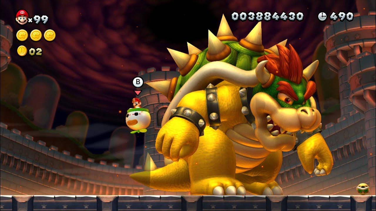 NEW SUPER MARIO BROS U DS #3 FINAL. LIVE DO BOWSER. 