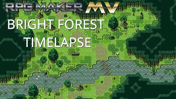 RPG MAKER MV - MAPPING TIMELAPSE - BRIGHT FOREST