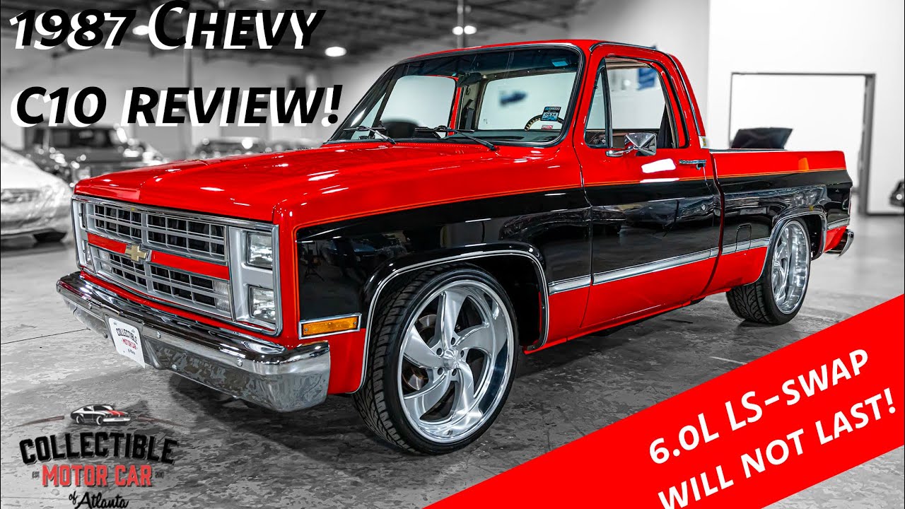 Обзор Chevrolet C10 1987 года выпуска с заменой двигателя 6,0 л — коллекционный автомобиль из Атл...