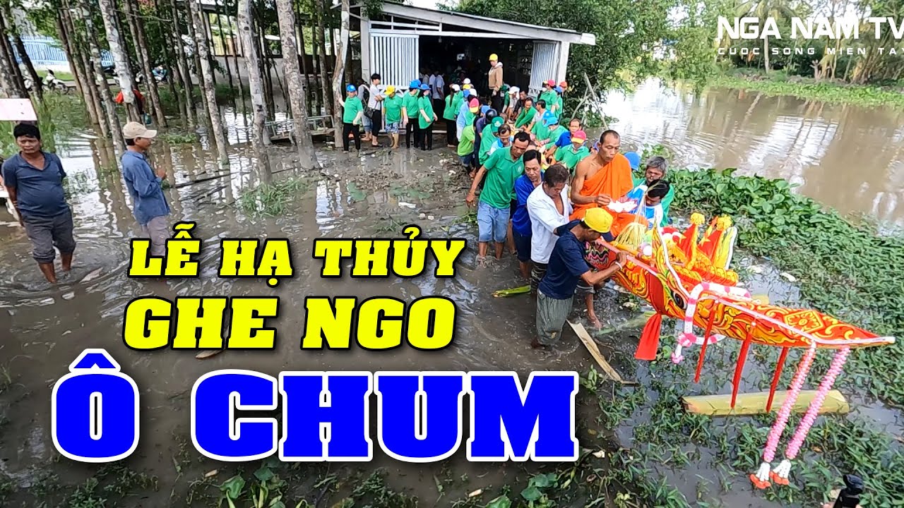 Lễ Hạ Thủy 2 Ghe Ngo Chùa Ô Chum Ngã Năm 2025/Đua Ghe Ngo Sóc Trăng 2025/NGÃ NĂM TV.