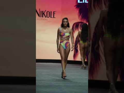 beautiful models fashion Swimwear Art Heats Swim week Miami Fontainebleau resort bikini runway