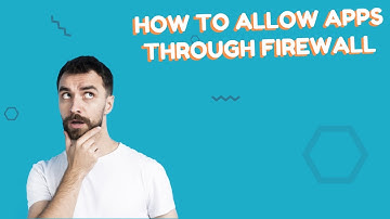 How To Allow Apps Through Firewall on Windows 10 || Craft How