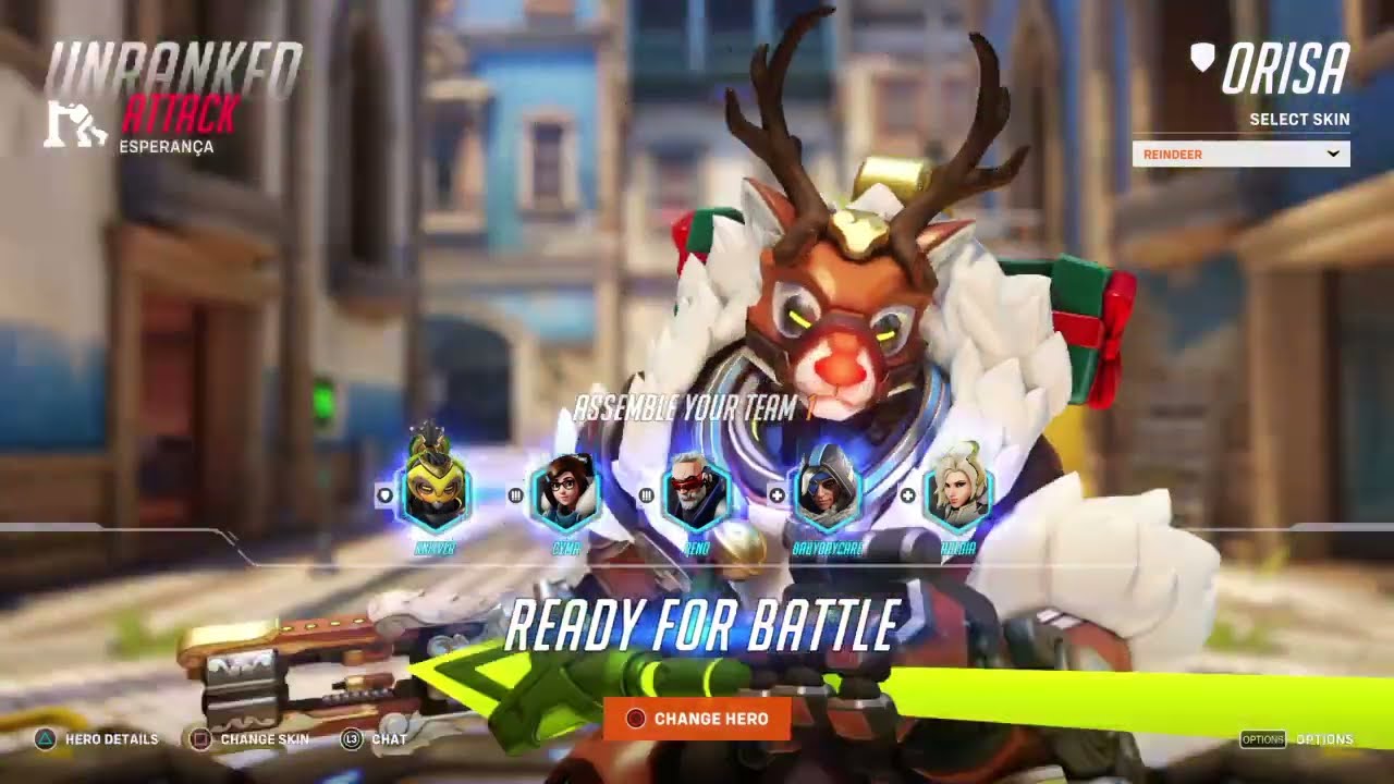 Overwatch 2 - Orisa Reindeer Play Test