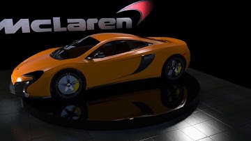 McLaren 650s Lighting Test - SketchUp 3D Model