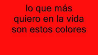 Rojo no me falles Letra
