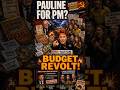 Pauline Hanson for PM. One Nation