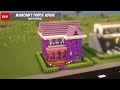 Simple And Beautiful Purple House In Minecraft Tutorial 
