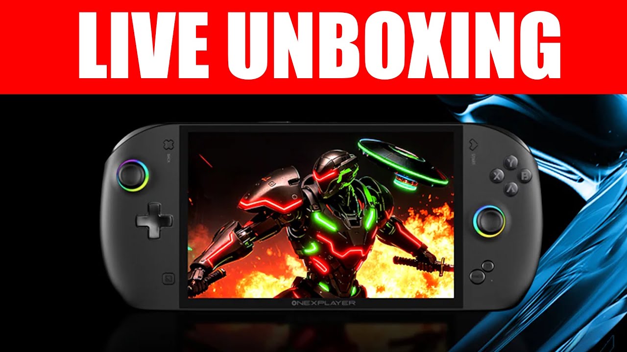 Live unboxing of the ONEXPLAYER APEX