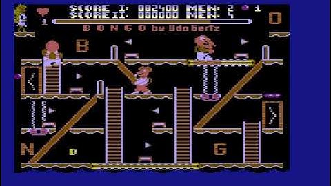 RoePipi scores at Bongo (Commodore 16, YAPE emulator)