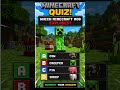 Minecraft Challenge , Minecraft quiz comment karo sahi answer #viral #trending #shorts #gaming