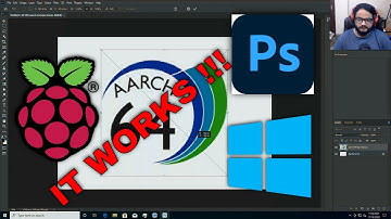 Raspberry Pi 4 Photoshop Arm Native Beta on Windows 10 ARM