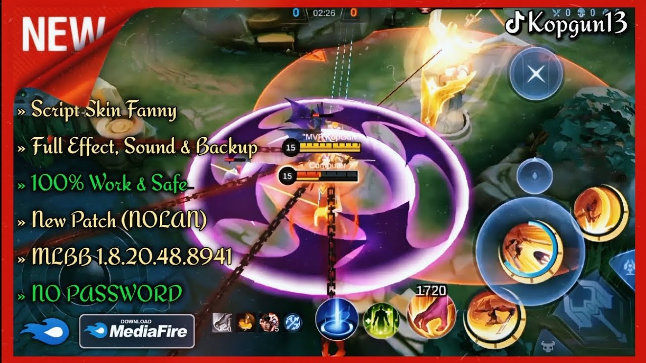 Script skin Fanny custom Terbaru!! - [NO PASSWORD] | PATCH NOLAN | MLBB ...