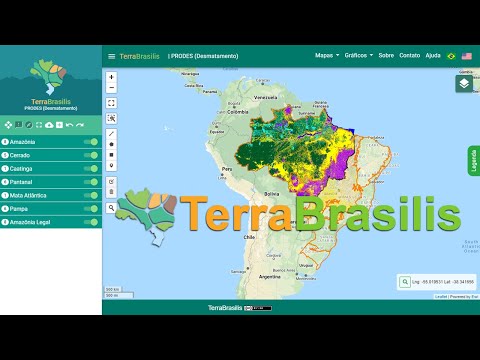 TerraBrasilis - Plataforma de visualização de dados geográficos do INPE