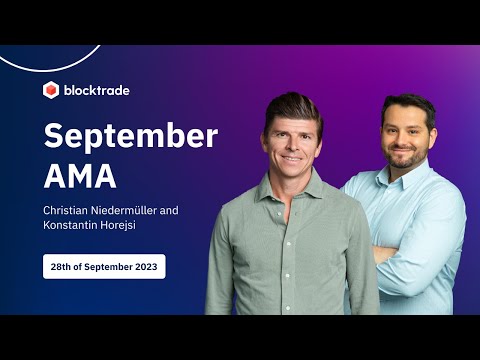 September AMA with Christian Niedermüller and Konstantin Horejsi